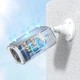 Автономная WiFi 2.4/5GHz IP-видеокамера с солнечной панелью 5Mp Light Vision VLC-05IB-Solar (Tuya) White, f=2.8mm, на аккумуляторных батареях 6000mAh (75-00341) - изображение 9