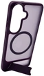 Etui na smartfon Samsung Galaxy S26 Evelatus Rubber Coated MagSafe With Stand Case Purple (EVESAMS26RCMWSP) - obraz 2