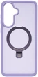 Etui na smartfon Samsung Galaxy A57 Evelatus Shield Case With MagSafe & Stand Matte Ring Lavender Purple (EVESAMA57SCMSMRLP) - obraz 3
