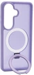 Etui na smartfon Samsung Galaxy S26 Evelatus Shield Case With MagSafe & Stand Matte Ring Lavender Purple (EVESAMS26SCMSMRLP) - obraz 2