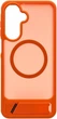 Etui na smartfon Samsung Galaxy A17 4G / A17 5G Evelatus Rubber Coated MagSafe With Stand Case Orange (EVESAMA17RCMWSO) - obraz 3