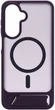 Etui na smartfon Samsung Galaxy A17 4G / A17 5G Evelatus Rubber Coated MagSafe With Stand Case Purple (EVESAMA17RCMWSP) - obraz 3