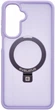 Etui na smartfon Samsung Galaxy A17 4G / A17 5G Evelatus Shield Case With MagSafe & Stand Matte Ring Lavender Purple (EVESAMA17SCMSMRLP) - obraz 3