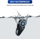 Мотогарнитура LEXIN G2P Bluetooth, двухсторонняя связь для шлема с 36-мм HD-динамиками - изображение 7