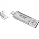Флеш-накопитель Acer UT300 128GB USB 3.2 Gen1 Dual Drive USB-C USB-A металлический Grey (BL.9BWWA.590) - изображение 4