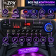 Акустическая система ZPX 12", Bluetooth, микрофон, караоке, TWS, USB/SD/AUX/FM, LED, аккумулятор 12В 12А·ч - изображение 6