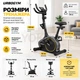 Магнітний вертикальний велотренажер фітнес-велосипед Urbogym із системою електромагнітного опору до 130 кг електромагнітний велотренажер Yellow - зображення 7
