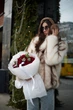 Шубка в екслюзивному кольорі - Classyme - L - Айворі - (27sh) - зображення 5