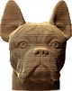Puzzle 3D Cartonic Buldog 131 element (4820191132580) - obraz 3