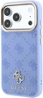 Чохол для смартфона Guess Peony 4G Small Logo MagSafe для Apple iPhone 18 Pro Max / Apple iPhone 17 Pro Max Light Blue (3666339654191) - зображення 2