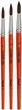 Пензлі для малювання Pelikan 3 шт. № 8, 10, 12 ворс поні (4012700700391) - зображення 1