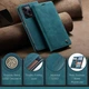 Чехол-книжка CaseMe из нубука для Xiaomi Poco X5 5G Бирюзовый - изображение 8