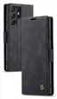 Чехол-книжка CaseMe из нубука для Samsung S25 Ultra Чёрный - изображение 1