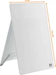 Flipchart stołowy szklany Nobo Diamond 216 x 297 mm (5028252501934) - obraz 2