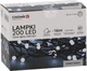 Гірлянда електрична Chomik LED 200 Кульки-змійка 16 м 220 В Холодний білий (5900779880153) - зображення 1