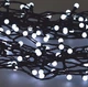Гірлянда електрична Chomik LED 200 Кульки-змійка 16 м 220 В Холодний білий (5900779880153) - зображення 2