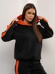 Спортивний костюм для жінок колір чорний 3XL FI_011834 - зображення 4