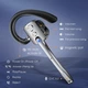 Беспроводная Bluetooth-гарнитура Swiitech с двумя микрофонами и шумоподавлением для телефонов, ПК, iOS и Android - изображение 3