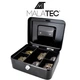 Сейф металева каса 20×16×9 см, для грошей і документів, із ключем Malatec 0822 - зображення 4