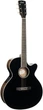 Электроакустическая гитара Cort Exotic-SFX Ash (Black Gloss) - изображение 1