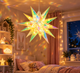 Декоративна LED-зірка LIVARNO home, Ø60 см, 40 LED, тепле біле світло, таймер - зображення 2