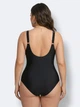 Цельный женский купальник Fuba 26073-2 черный-бежевый 54 (3XL) - изображение 2