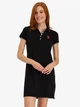 Плаття-футболка коротке літнє жіноче U.S. Polo Assn Tipped Polo Dress 214980-ZH00A(ANTHRACITE) S Антрацит (786665552589) - зображення 1