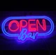 Неоновая LED вывеска OPEN Bar 42×22 см, световая табличка для бара, паба и ресторана, USB - изображение 1