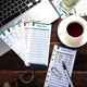 Блокнот органайзер для купюр Budget Planner рожевий блокнот для грошей - зображення 8