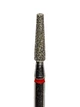 Алмазна фреза(бор) конус зрізаний червоний 2,5x10mm - изображение 2
