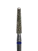 Алмазна фреза(бор) конус скруглений синій 2,5x12mm - изображение 2