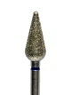 Алмазна фреза(бор) груша гостра синя 5x12mm - изображение 2