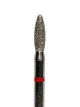 Алмазна фреза(бор) олива червона 2,5x8mm - изображение 2