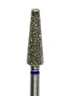 Алмазна фреза(бор) конус зрізаний синій 4x13mm - изображение 2