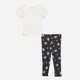 Детский комплект (футболка + леггинсы) Calvin Klein 945321284 74 см Молочный (1159847606) - изображение 2