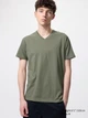 Футболка хлопковая женская Uniqlo 380819775 M Зеленая (1162748304) - изображение 3