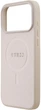 Чохол для смартфона Guess Saffiano Classic Logo MagSafe для Apple iPhone 18 Pro Max / Apple iPhone 17 Pro Max Pink (3666339682514) - зображення 5
