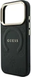 Чохол для смартфона Guess Saffiano Peony & Ring MagSafe для Apple iPhone 18 Pro / Apple iPhone 17 Pro Black (3666339654504) - зображення 5