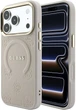 Etui na smartfon Guess Saffiano Peony & Ring MagSafe do Apple iPhone 18 Pro / Apple iPhone 17 Pro Różowe (3666339654542) - obraz 1