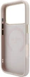 Etui na smartfon Guess Saffiano Peony & Ring MagSafe do Apple iPhone 18 Pro / Apple iPhone 17 Pro Różowe (3666339654542) - obraz 6
