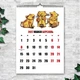 Календарь 2027 настенный перекидной КОТЫ БОЛЬШИЕ ЦИФРЫ 13 листов ENTERSTORE 42х29.7 см (ART 270135) - изображение 4