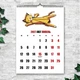 Календарь 2027 настенный перекидной КОТЫ БОЛЬШИЕ ЦИФРЫ 13 листов ENTERSTORE 42х29.7 см (ART 270135) - изображение 8