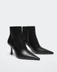 Ботильйони MANGO Solid Heeled W Чорний 40 37075131 99 - зображення 1