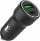 Ładowarka samochodowa Gembird 20W PD USB-A + Type-C Black (8716309129664) - obraz 1