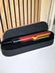 Випрямляч для волосся з кейсом фен випрямляч 2в1 Airstrait Carry Velvet Red вирівнювач стайлер для укладання волосся утюжок для вирівнювання волосся фен для волосся 2в1 кейс для зберігання - зображення 6
