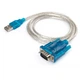 Кабель для передачи данных USB to COM 1.0m transparent Vinga (VCPUSBCOM) - изображение 1