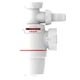 Сифон для кухонної мийки Neo Air 1½"×Ø40мм з підведенням WIRQUIN (9542321) - изображение 1