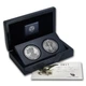 Колекційний набір срібних монет - "American Eagle San Francisco Two-Coin Silver Proof Set - Американський Орел Liberty" 2012 рік - изображение 2
