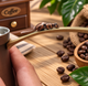 Турка джезва ZH мідна 'LUWAK патина' 170 мл з латунною ручкою (з фігуркою звірка LUWAK) - зображення 2