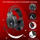 Геймерский проводной комплект для ПК T-Wolf TF-400 Gaming Combo с ковриком и эргономичным дизайном мыши, чёрный игровой набор для геймера 4 в 1 с мембранной клавиатурой и подсветкой наушников - изображение 5